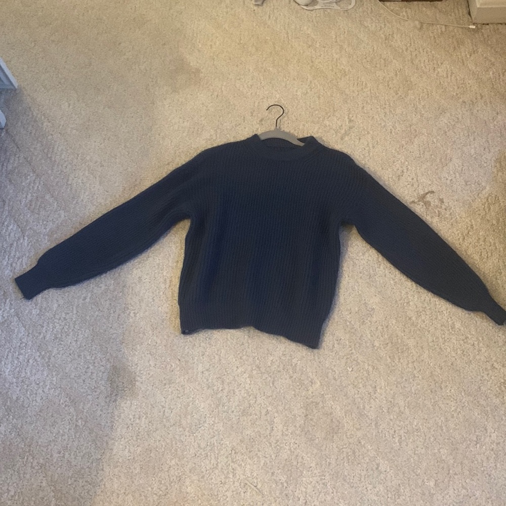 Navy Blue Crewneck Sweater
